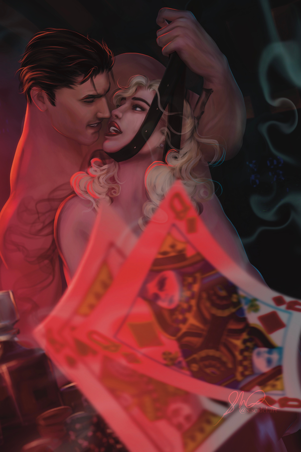The Con Art Print - The Poker Table Scene